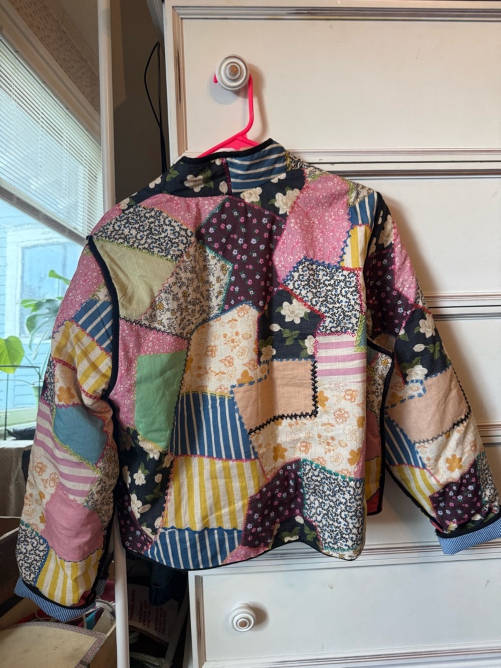 Patchwork Quilted Jacket - Multicolor - Picture 4 of 4